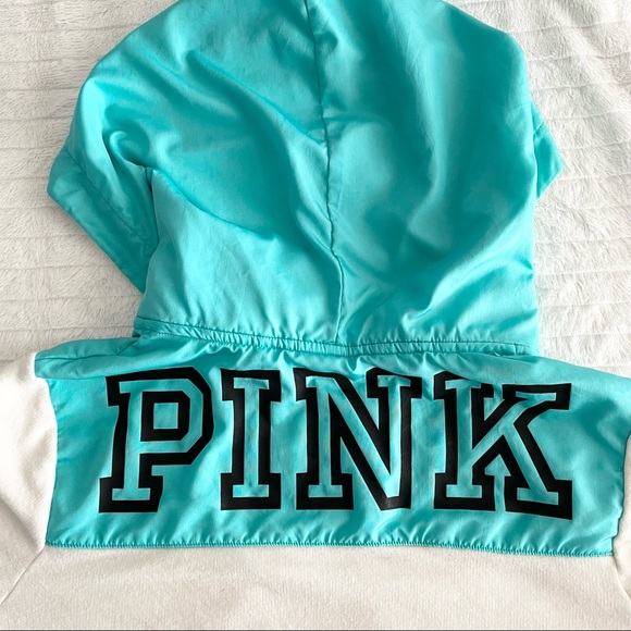 White and Blue PINK Light Hoodie - Picture 5 of 6